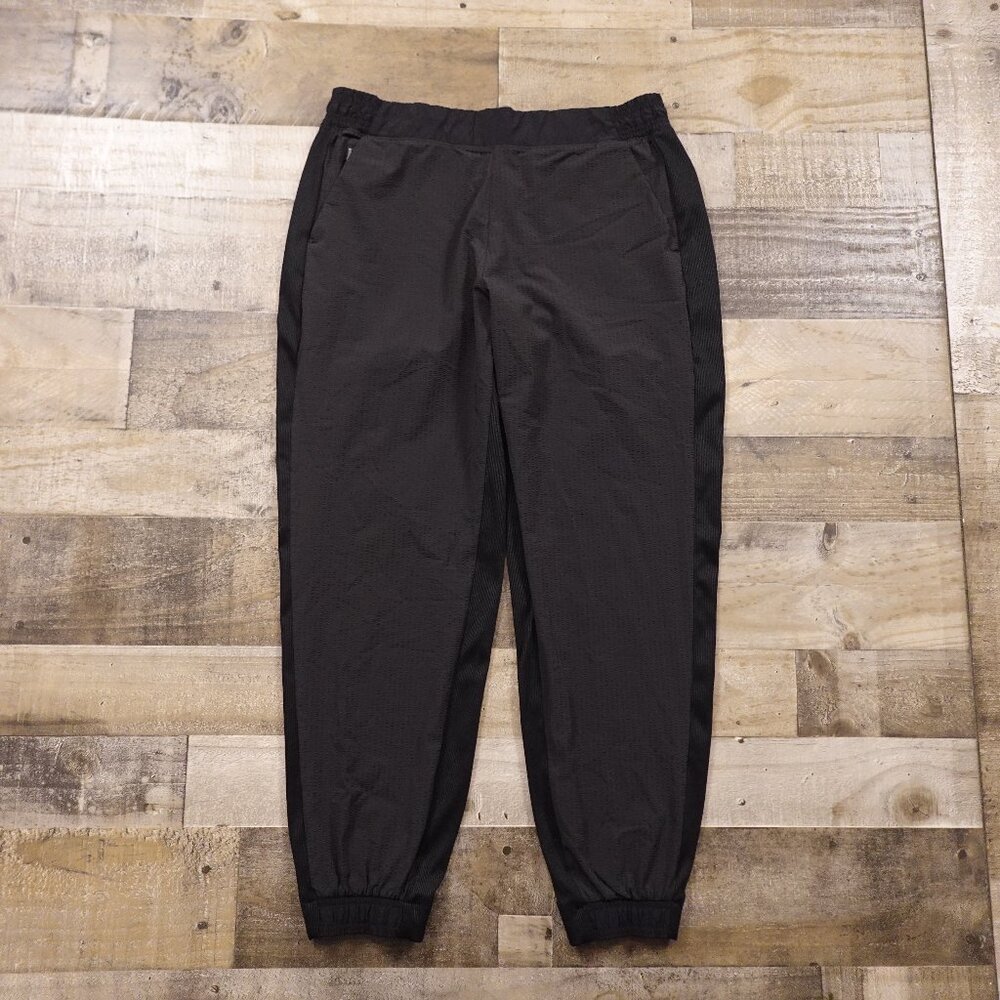 Athleta Textured‎ Brooklyn Jogger women's 10 black